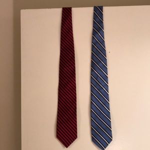 Brooks Brothers Striped Ties (2)